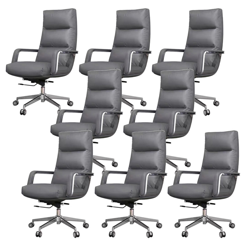 Modern Padded Arms Managers Chair Height-adjustable Executive Chair for Office