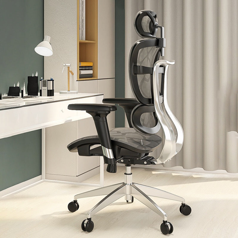 Removable Arms Chair Modern Adjustable Seat Height Swivel Chair with Wheels