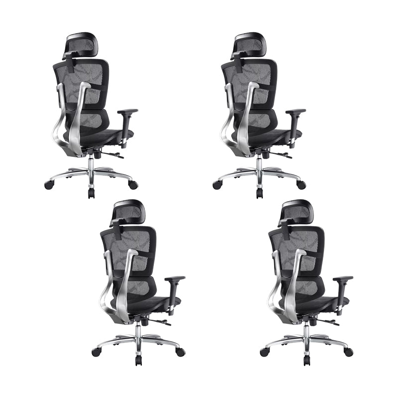 Removable Arms Chair Modern Adjustable Seat Height Swivel Chair with Wheels