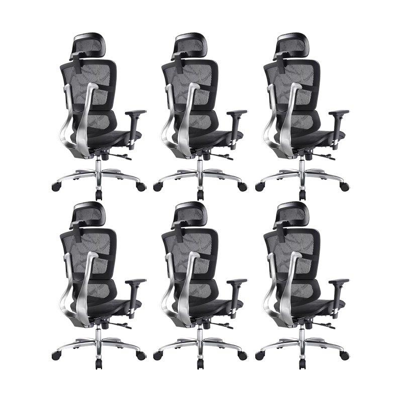 Removable Arms Chair Modern Adjustable Seat Height Swivel Chair with Wheels