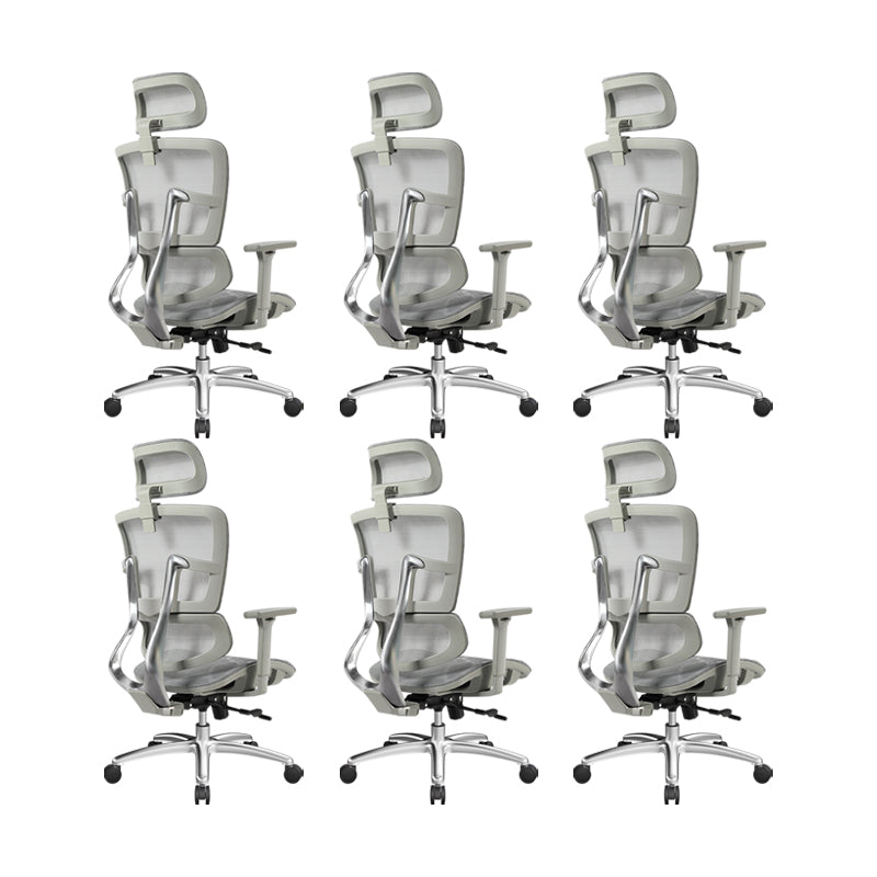 Removable Arms Chair Modern Adjustable Seat Height Swivel Chair with Wheels