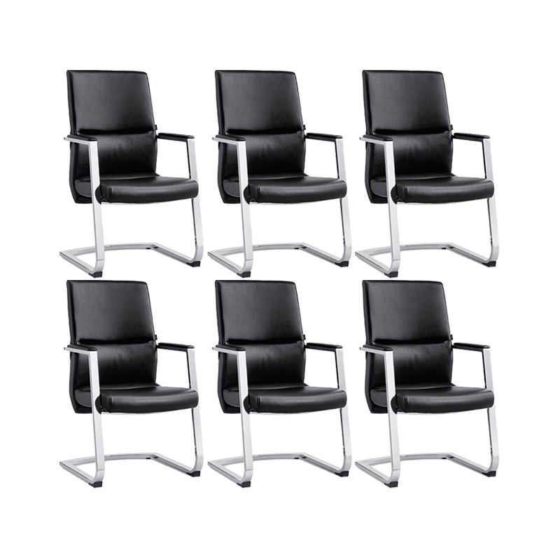 Contemporary Arm Chair Adjustable Seat Height Office Chair with Wheels