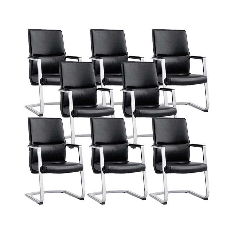 Contemporary Arm Chair Adjustable Seat Height Office Chair with Wheels