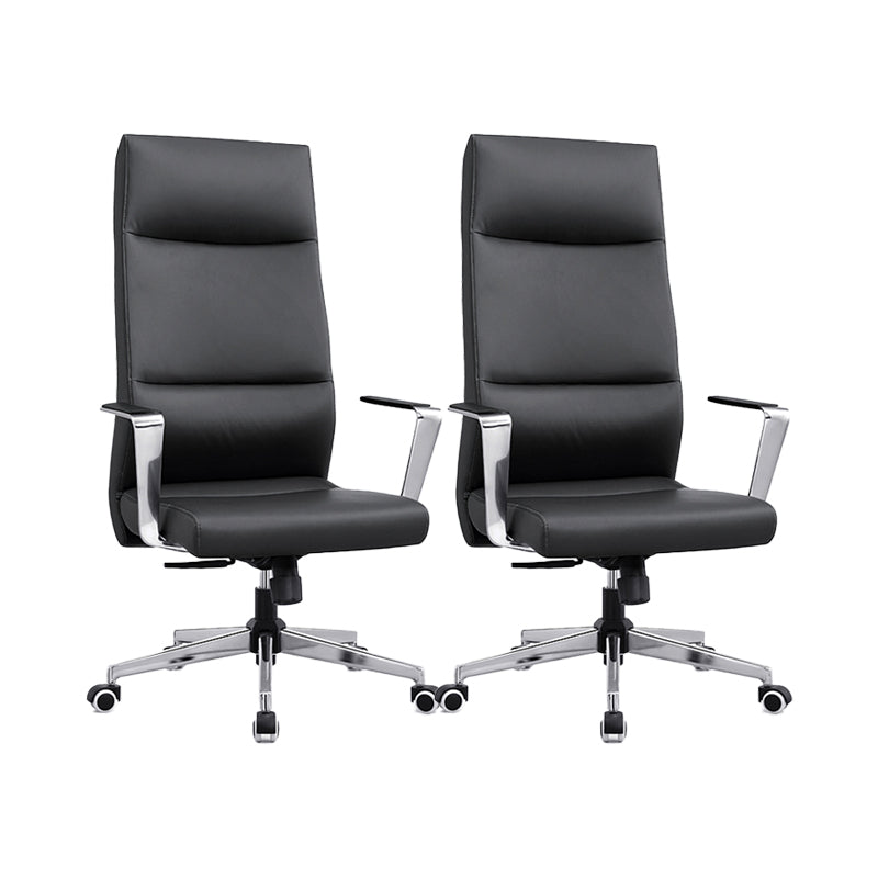 Contemporary Arm Chair Adjustable Seat Height Office Chair with Wheels