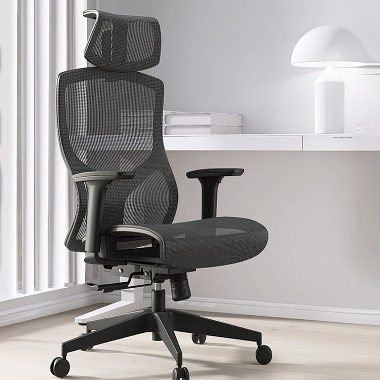 Removable Arms Office Chair Modern Adjustable Seat Height Swivel Chair with Wheels