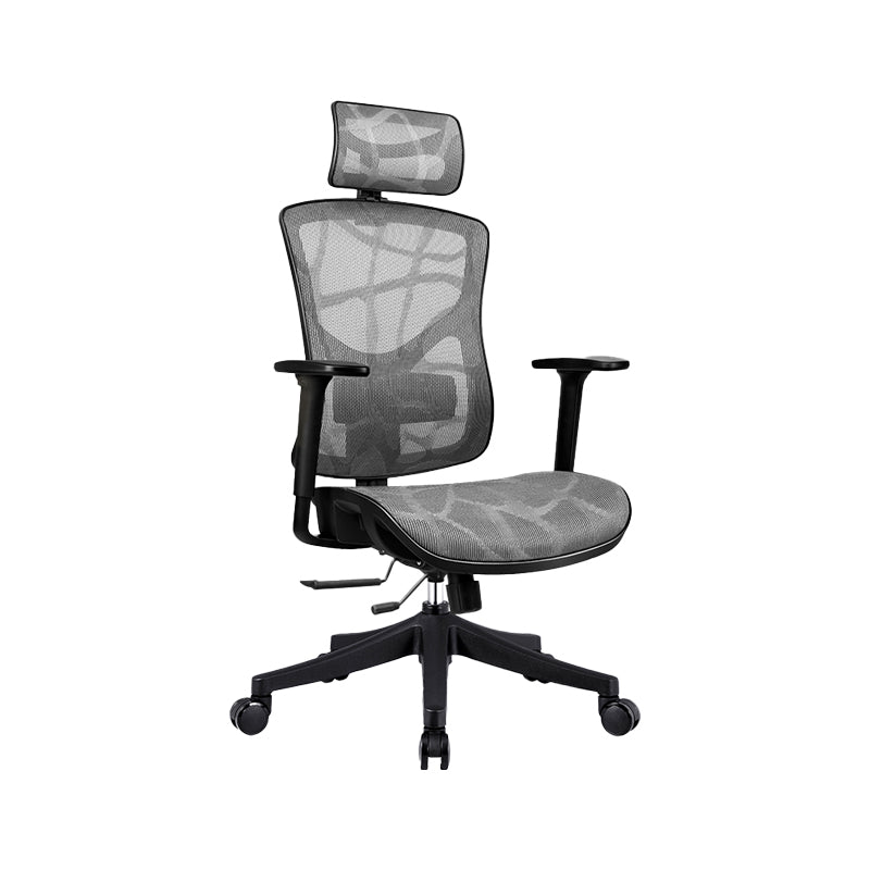 Removable Arms Office Chair Modern Adjustable Seat Height Swivel Chair with Wheels