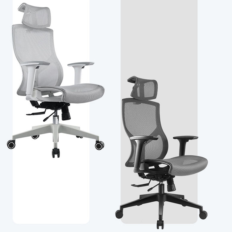 Removable Arms Office Chair Modern Adjustable Seat Height Swivel Chair with Wheels