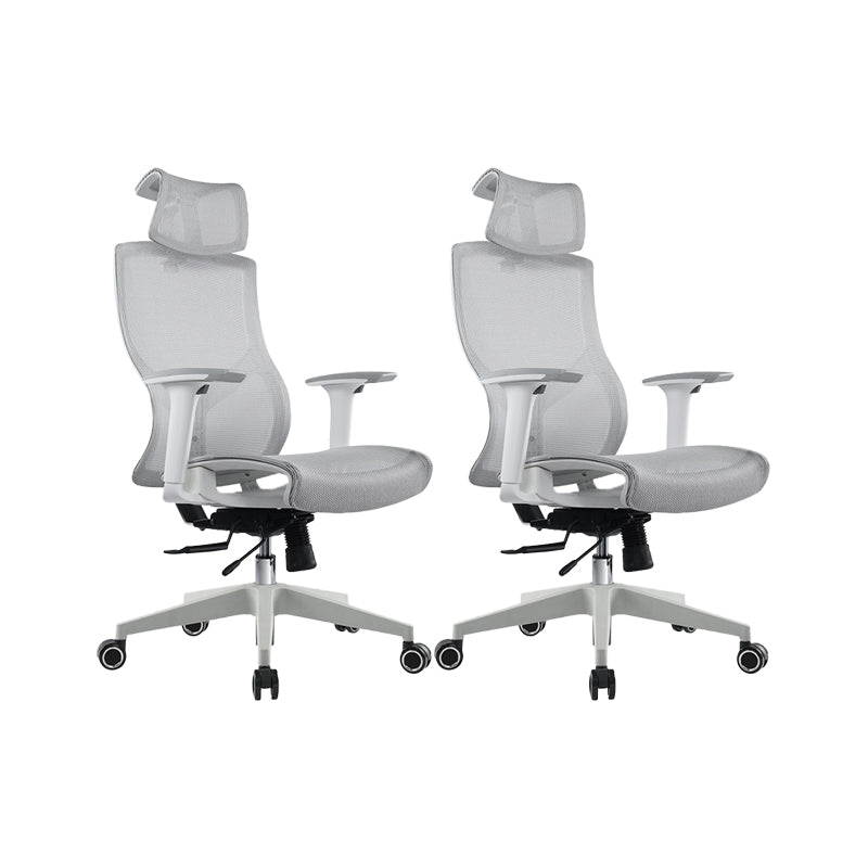 Removable Arms Office Chair Modern Adjustable Seat Height Swivel Chair with Wheels