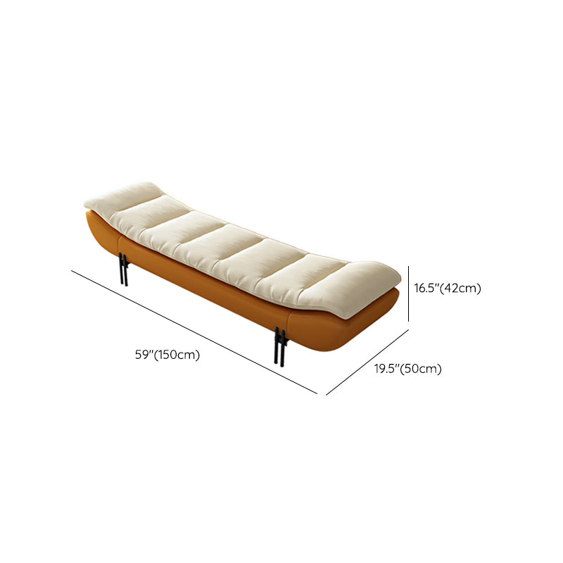 19.5-inch Width Modern Seating Bench Cushioned Bedroom Bench