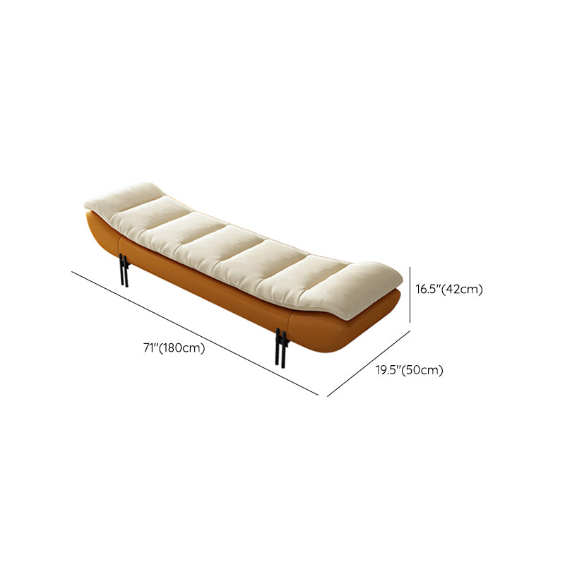 19.5-inch Width Modern Seating Bench Cushioned Bedroom Bench