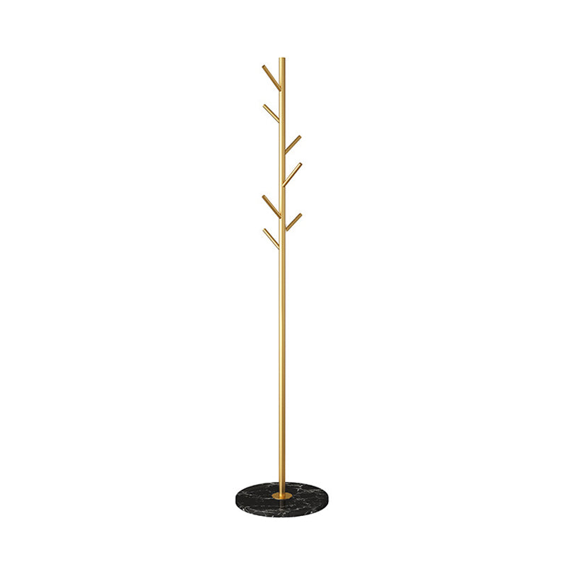 Metal Entrance Hall Tree Modern Minimalist Home Floor Coat Rack