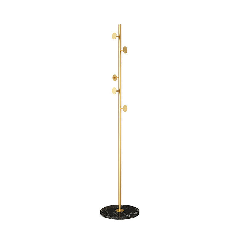 Metal Entrance Hall Tree Modern Minimalist Home Floor Coat Rack