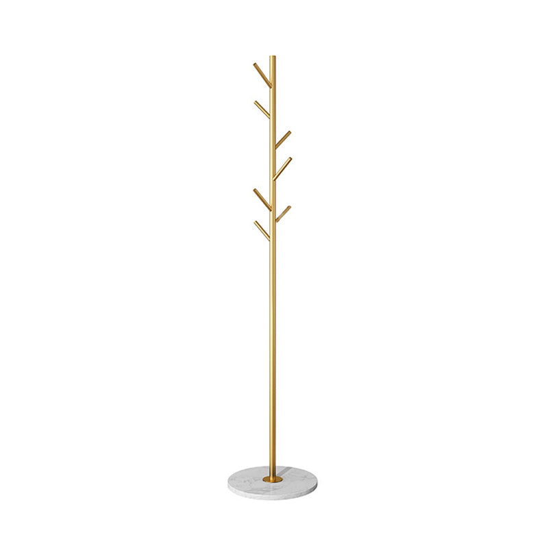 Metal Entrance Hall Tree Modern Minimalist Home Floor Coat Rack