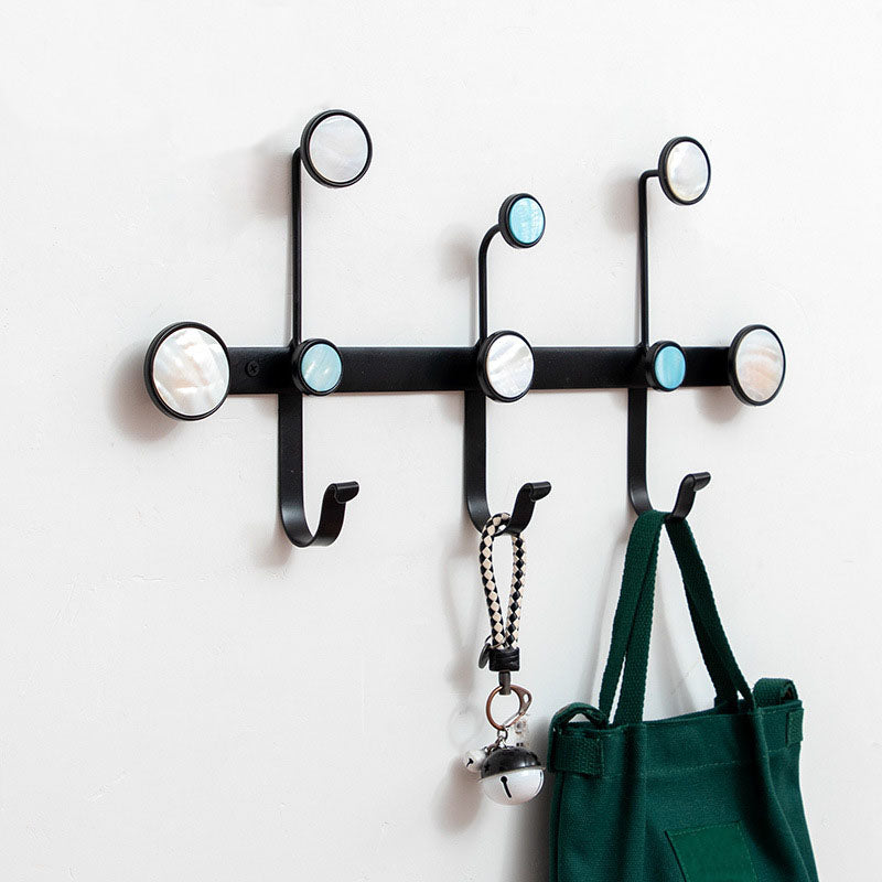 Metal Coat Rack Modern Style Simple Home Wall Hanging Coat Rack