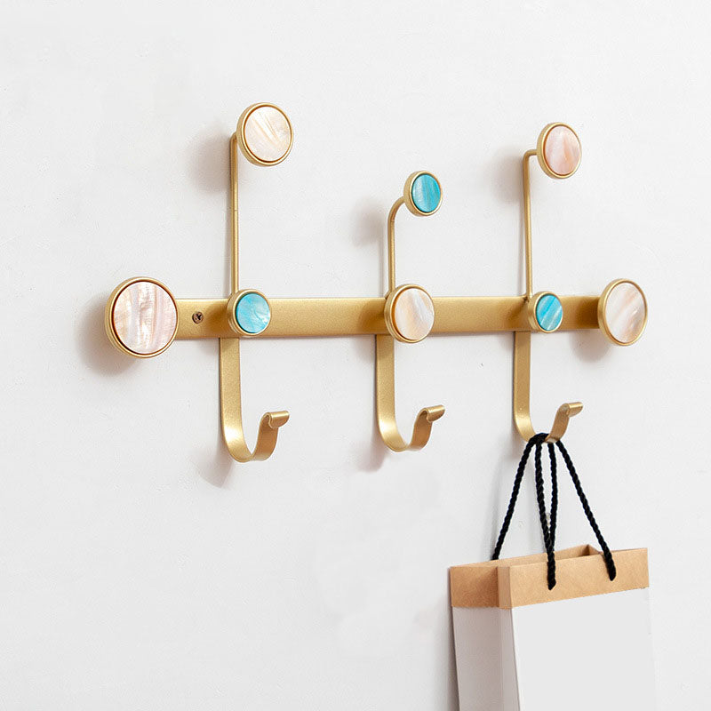 Metal Coat Rack Modern Style Simple Home Wall Hanging Coat Rack