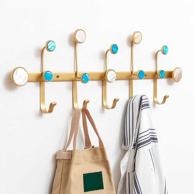 Metal Coat Rack Modern Style Simple Home Wall Hanging Coat Rack