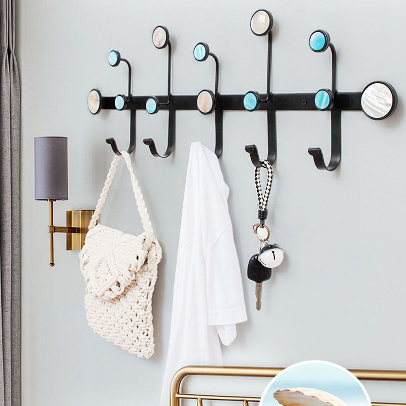 Metal Coat Rack Modern Style Simple Home Wall Hanging Coat Rack