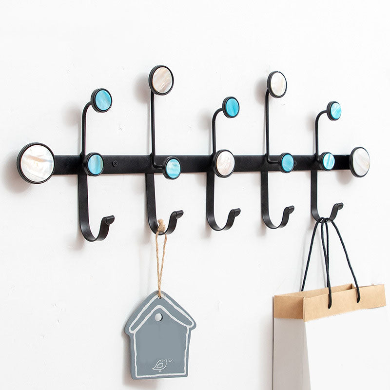 Metal Coat Rack Modern Style Simple Home Wall Hanging Coat Rack