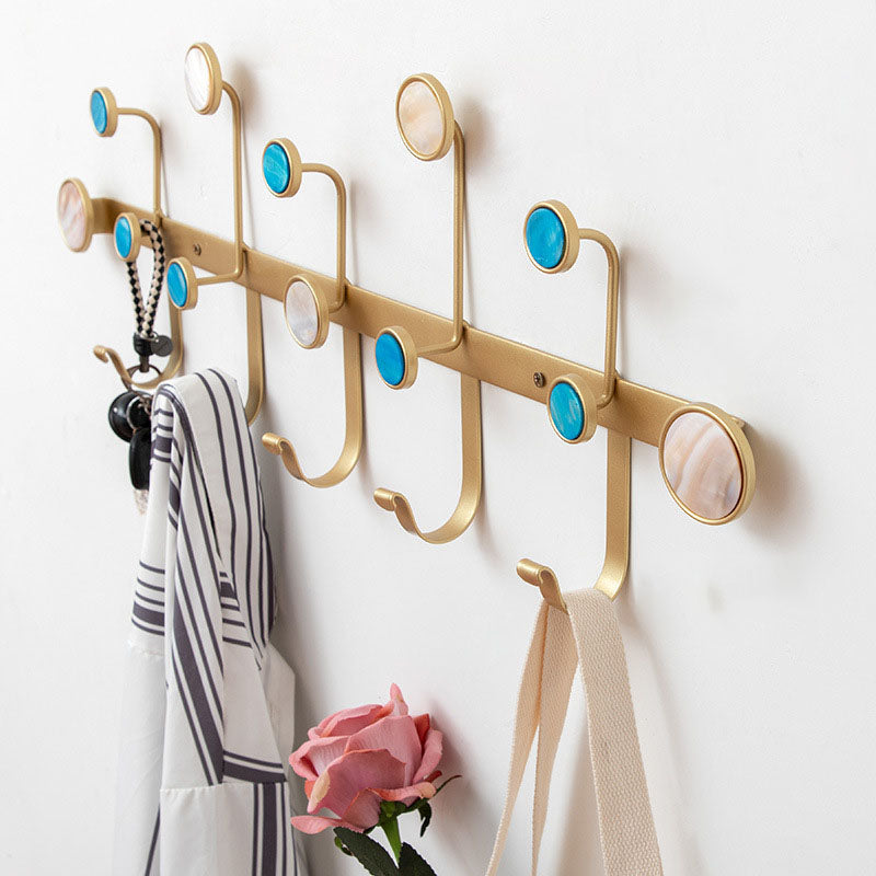 Metal Coat Rack Modern Style Simple Home Wall Hanging Coat Rack