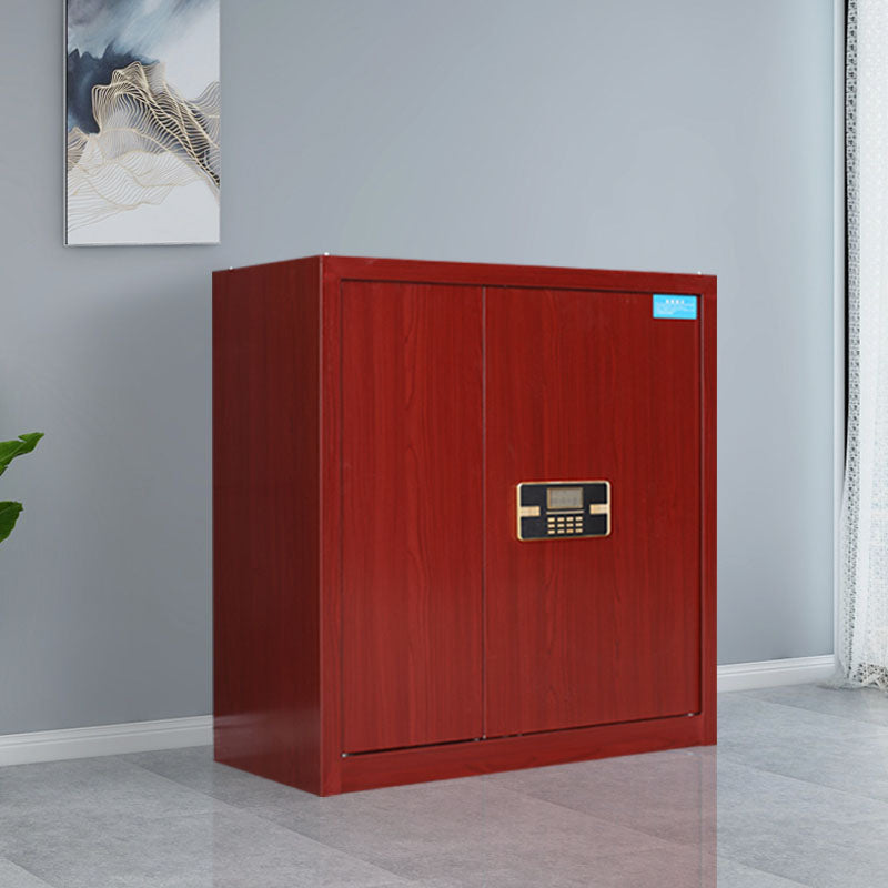 Contemporary File Cabinet Steel Frame Fire-Resistant Vertical File Cabinet with Lock