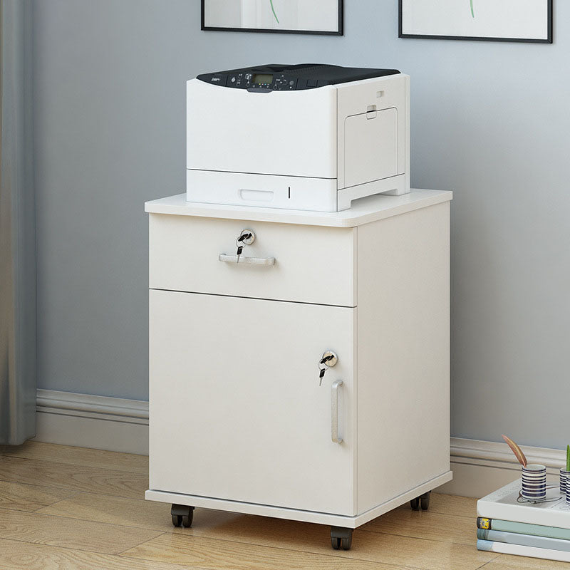 Industrial Cabinet Wood Locking Drawers and Storage Filing Cabinet with Wheels