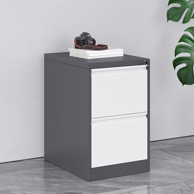 Modern File Cabinet Pure Color Metal Filing Cabinet for Home Office