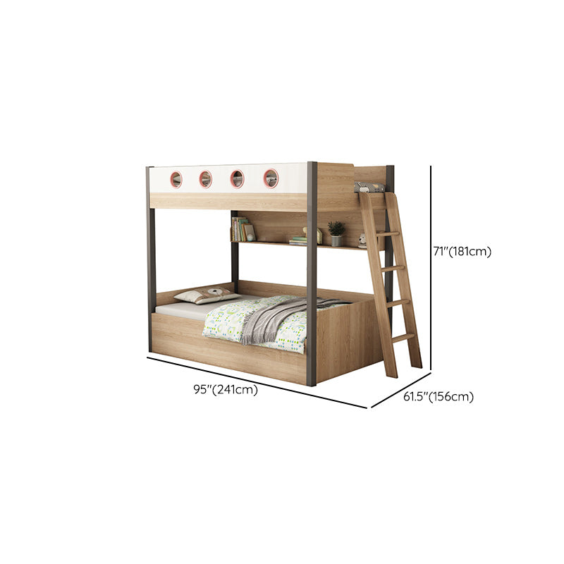 Modern Solid Wood Standard Bed Storage Bed Frame with Headboard