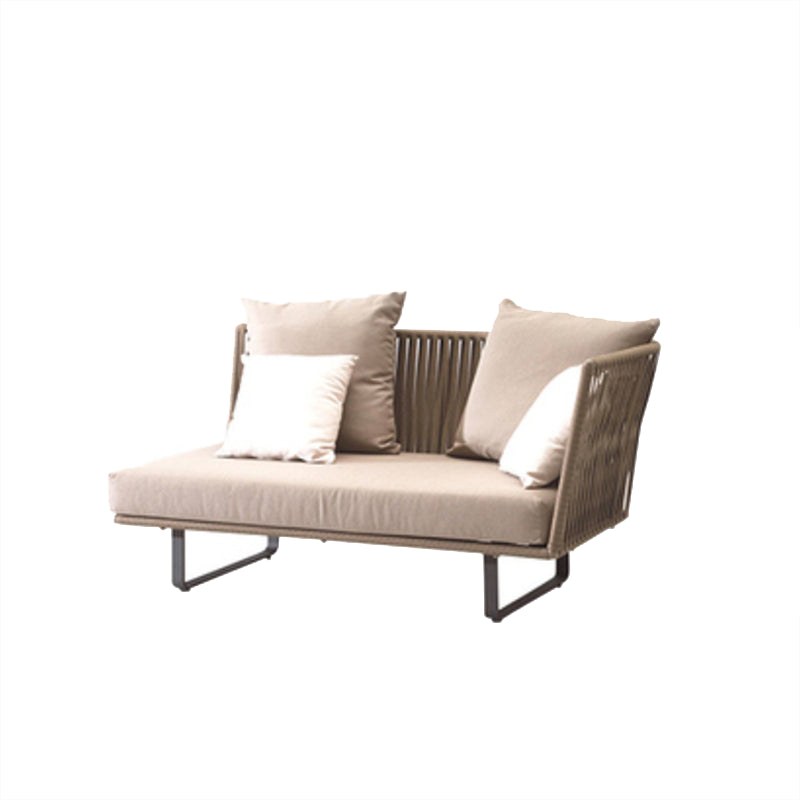 Metal Outdoor Patio Sofa Modern Style Minimalist Villa Patio Sofa