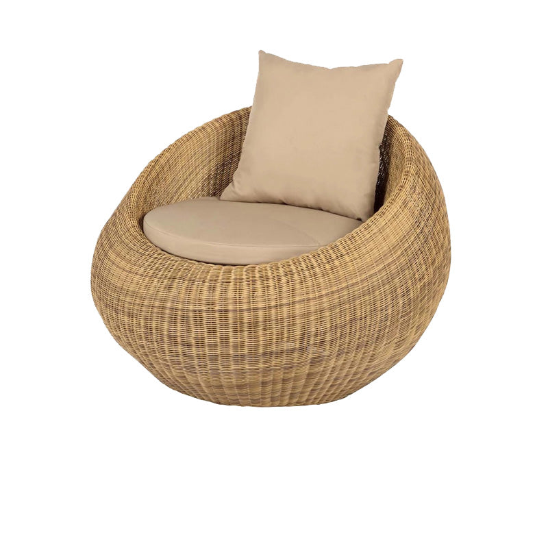 Outdoor Rattan Sofa Tropical Style Simple Leisure Patio Sofa