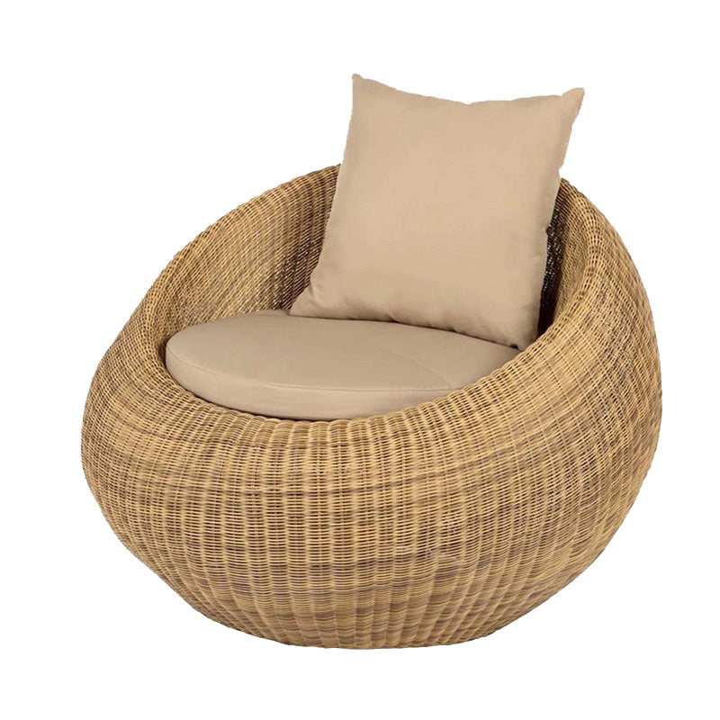 Outdoor Rattan Sofa Tropical Style Simple Leisure Patio Sofa