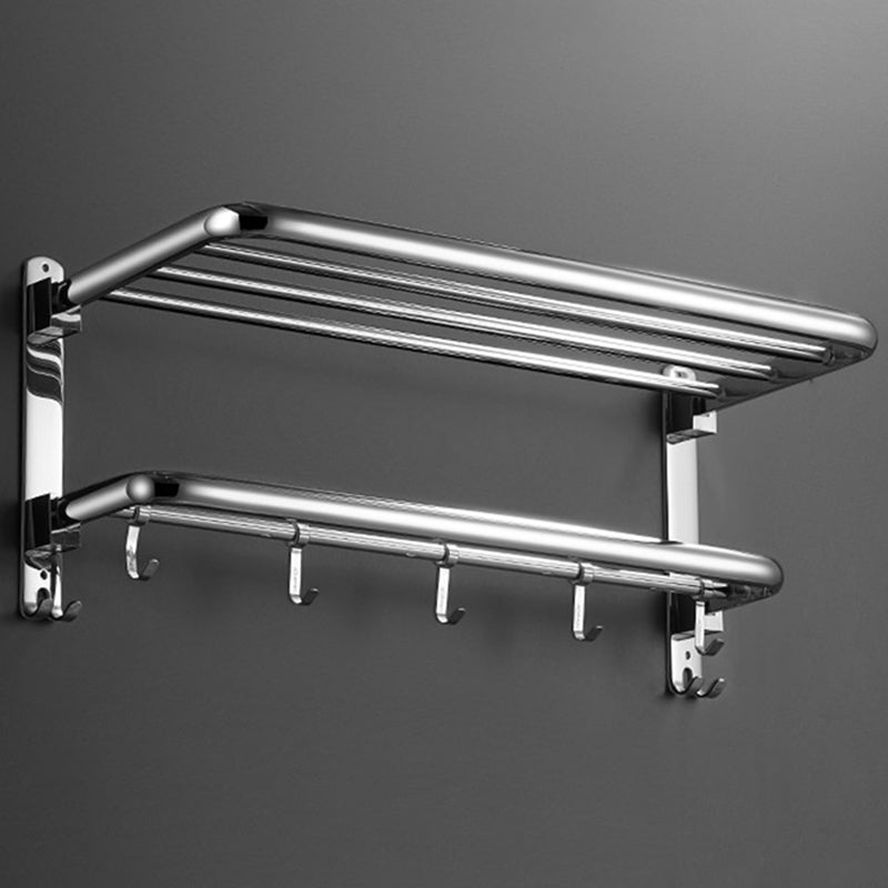 Modern Stainless Steel Towel Bar Bath Shelf Bathroom Accessory Set