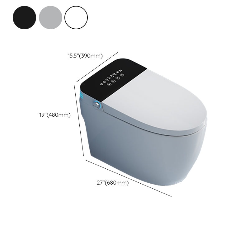 Antimicrobial Bidet with Soft Close Bidet Seat Deodorizing Toilet