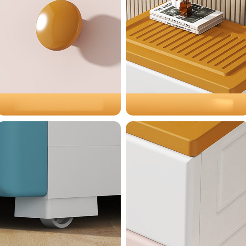 Plastic Dresser for Kids Nordic Rectangle Kids Vertical Dresser