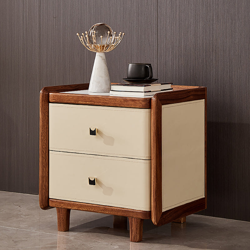 Traditional Accent Table Nightstand Antique Finish Bed Nightstand