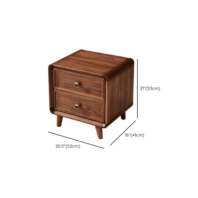 Traditional Accent Table Nightstand Antique Finish Bed Nightstand