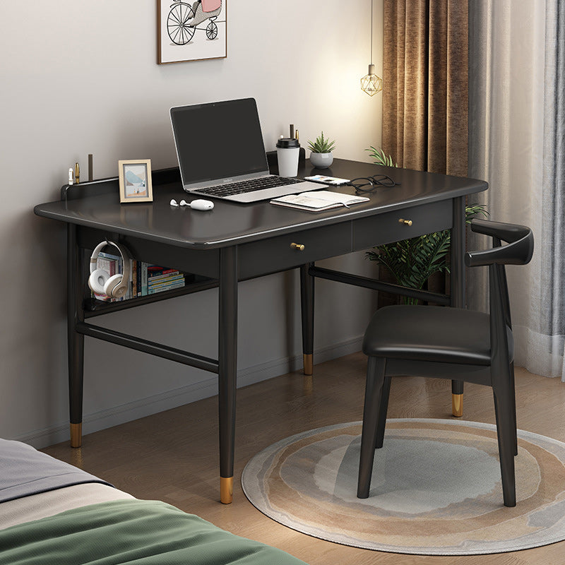 Rectangular Shaped Office Desk Reversible Multiple Colors Writing Desk for Office