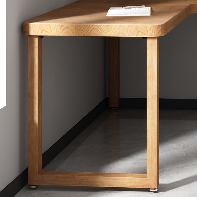 Contemporary Solid Wood Office Desk 29.53-inch Tall Office Desk