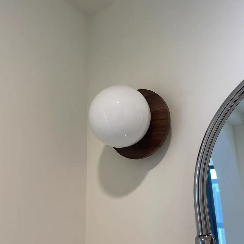 Nordic Wooden Wall Light Fixture Simple Wall Light Sconce for Bedroom