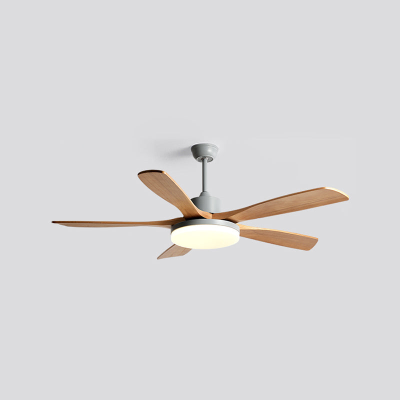 Contemporary Ceiling Fan Light Fixture Minimalist LED Ceiling Lamp for Bedroom