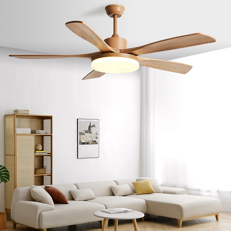 Contemporary Ceiling Fan Light Fixture Minimalist LED Ceiling Lamp for Bedroom