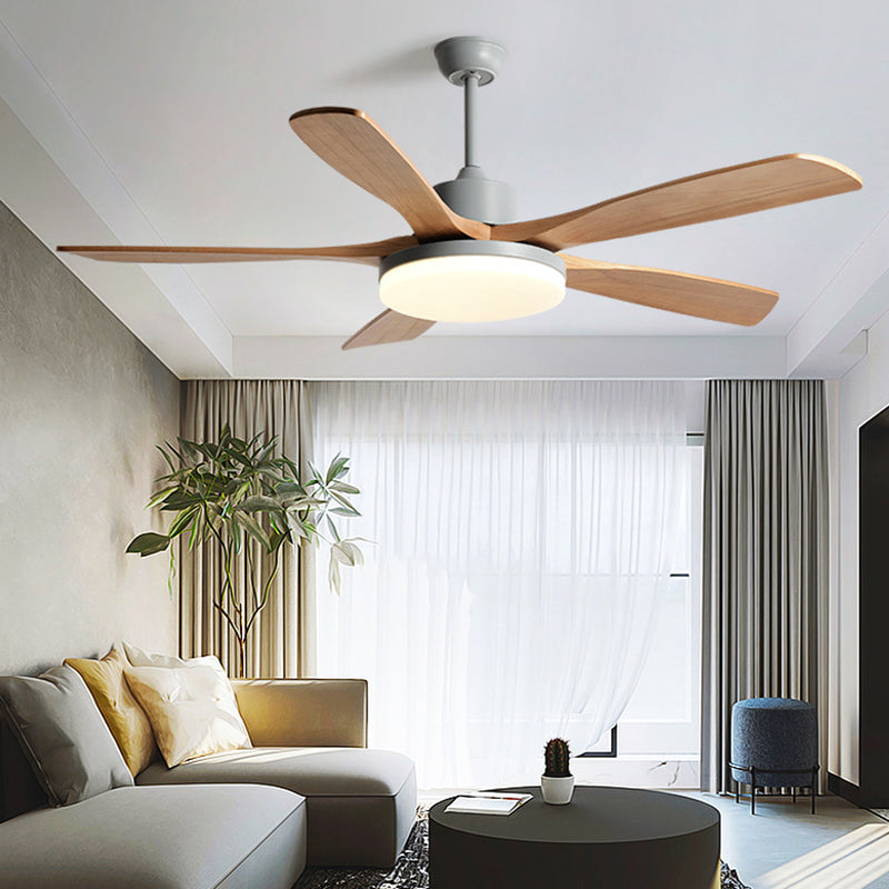 Contemporary Ceiling Fan Light Fixture Minimalist LED Ceiling Lamp for Bedroom