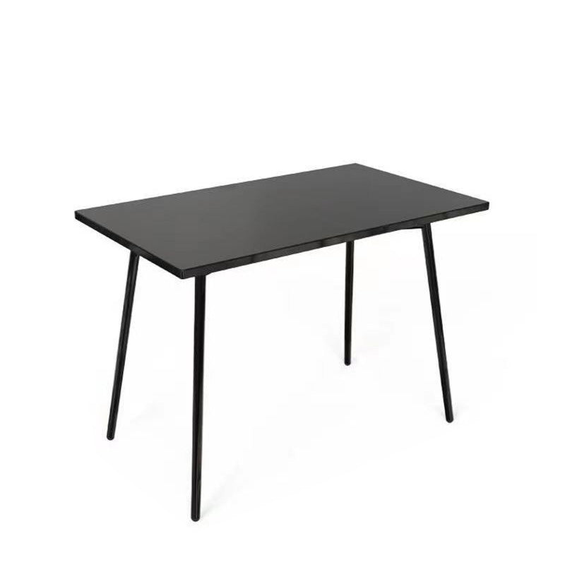 Contemporary Metal Dining Table Water Resistant Dining Table