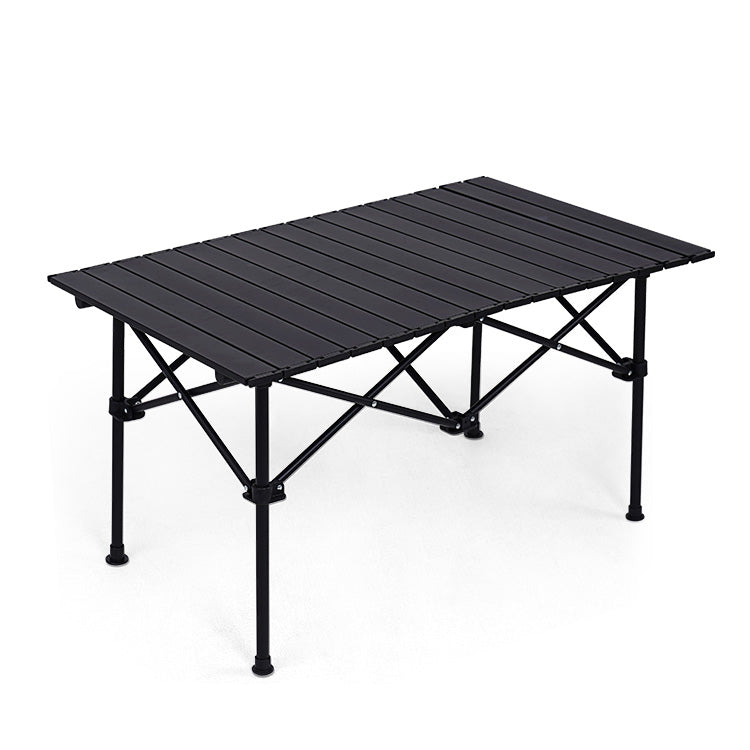 Contemporary Rectangle Picnic Table Metal Folding Chat Table