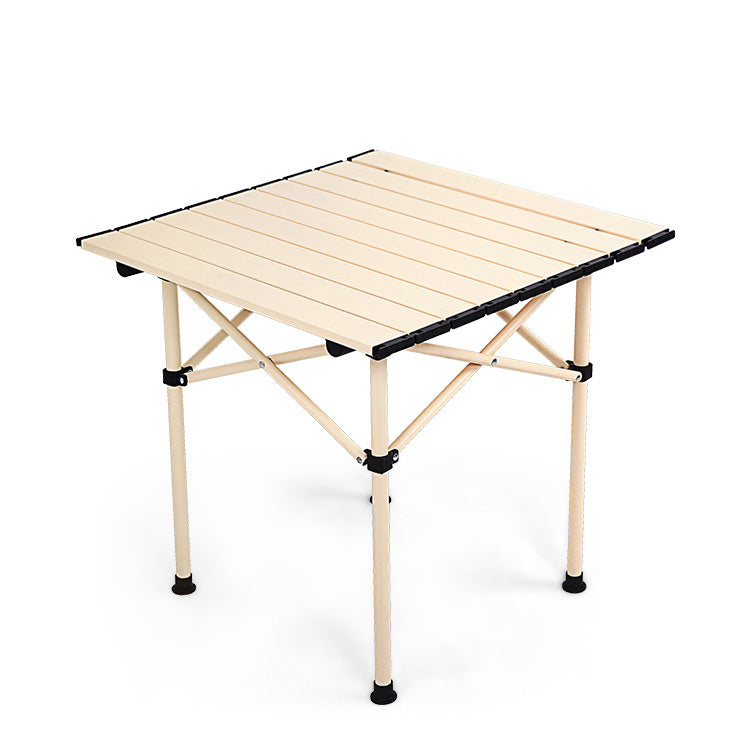 Contemporary Rectangle Picnic Table Metal Folding Chat Table