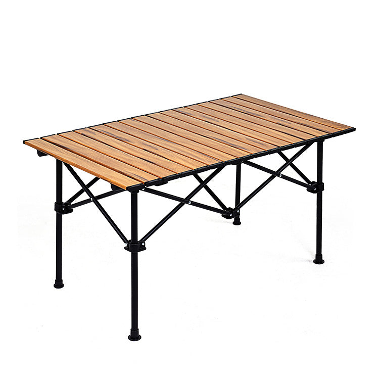 Contemporary Rectangle Picnic Table Metal Folding Chat Table