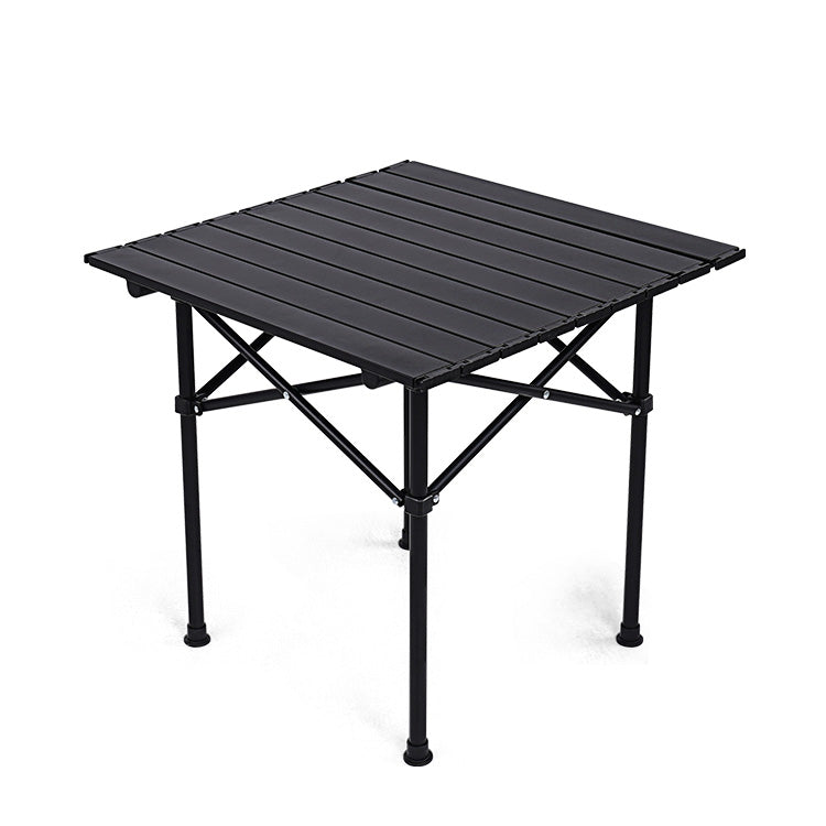 Contemporary Rectangle Picnic Table Metal Folding Chat Table