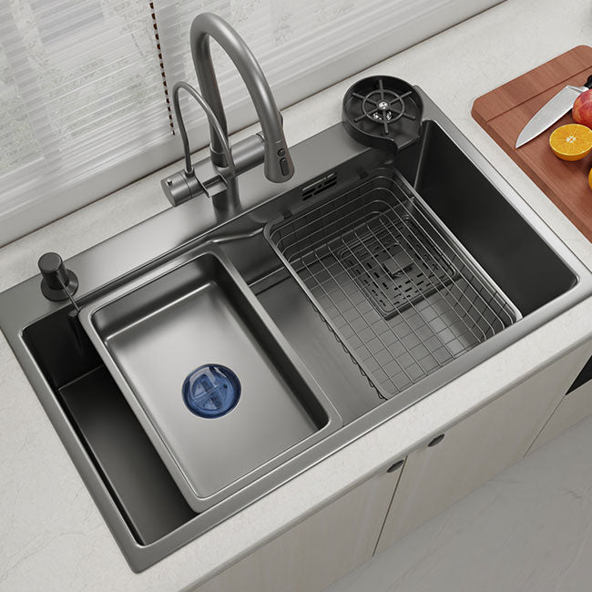 Contemporary Style Kitchen Sink Stainless Steel Corrosion Resistant Kitchen Sink