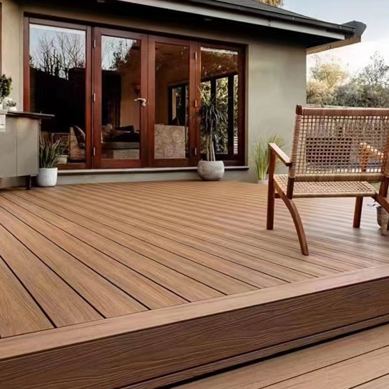 Modern Wooden Deck Plank Waterproof Outdoor Embossed Floor Board