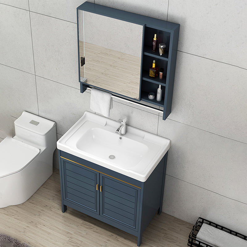 Modern Bathroom Vanity Freestanding 2 Doors Bathroom Vanity Set with Sink