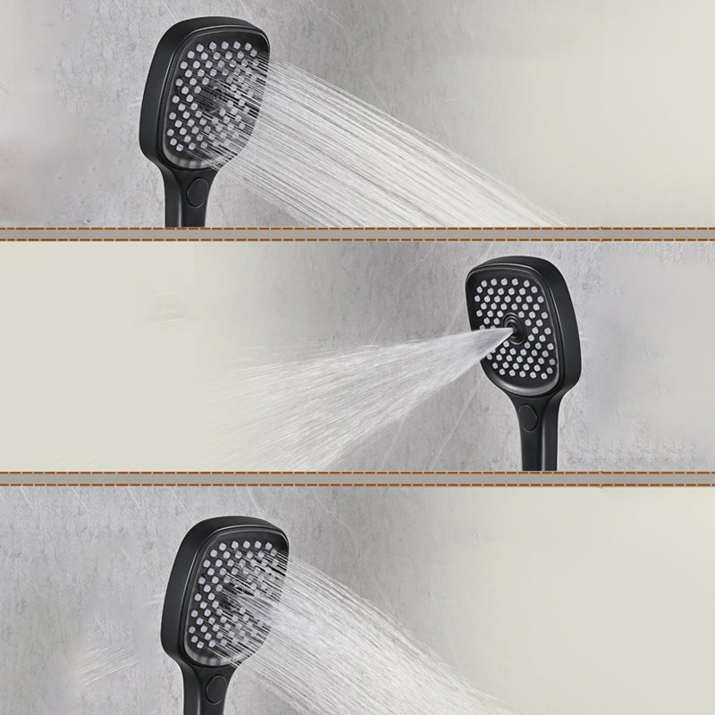 Modern Shower Head Combo Brass Adjustable Water Flow Adjustable Shower Head Shower System